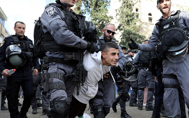 Rakyat Palestin ditembak malam 27 Ramadan oleh polis Israel