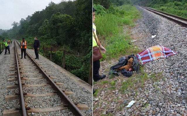 Remaja maut digilis kereta api ketika tidur di landasan