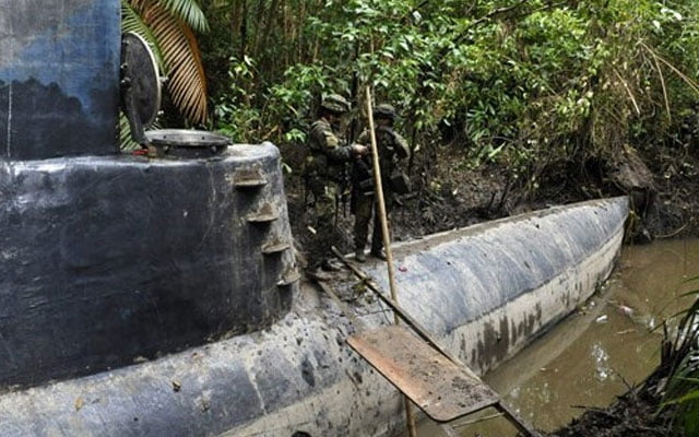 Tentera Colombia ini terkejut, temui kapal selam ditengah hutan belantara