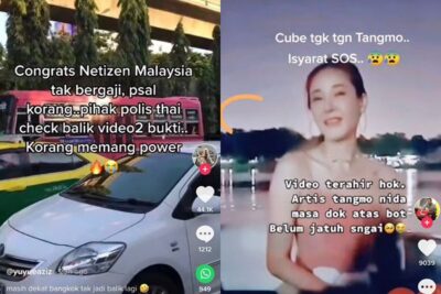 Sebabkan netizen Malaysia, Polis Thailand terpaksa cek balik video Tangmo tengok bukti